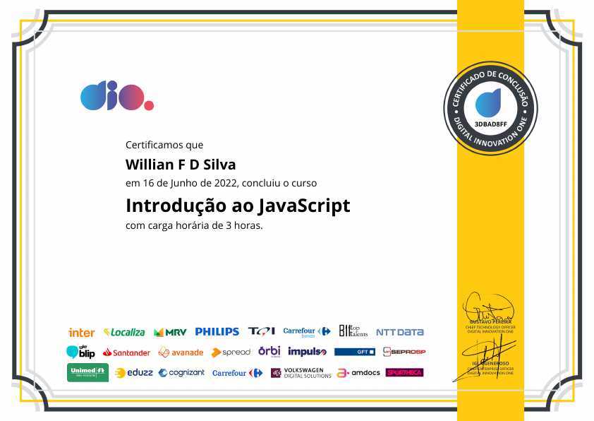 Introdução ao JavaScript