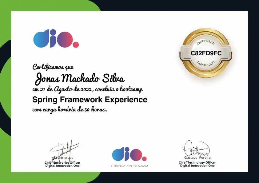 Jonas Machado - Full Stack Developer | Desenvolvedor Web | Java ...