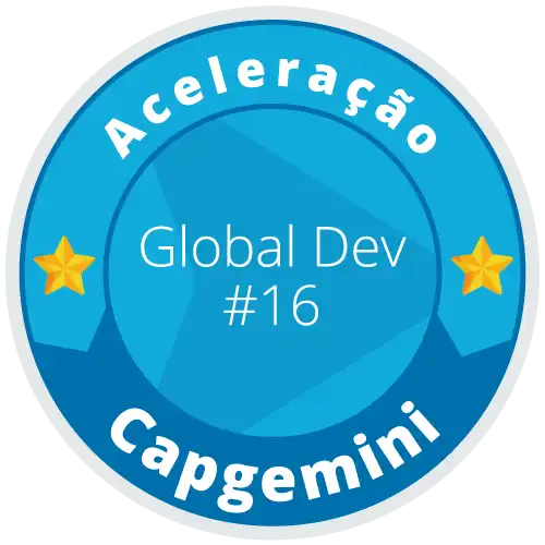 Aceleração Global Dev #16 Capgemini